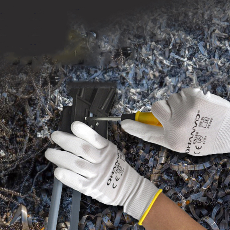 10 Pairs PU Nitrile Safety Coa - огляд і ціна Nitrile Mechanic Glove