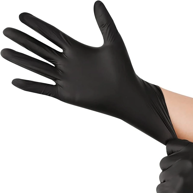 10/20/50/100PCS Black Nitrile  - огляд і ціна Nitrile Mechanic Glove
