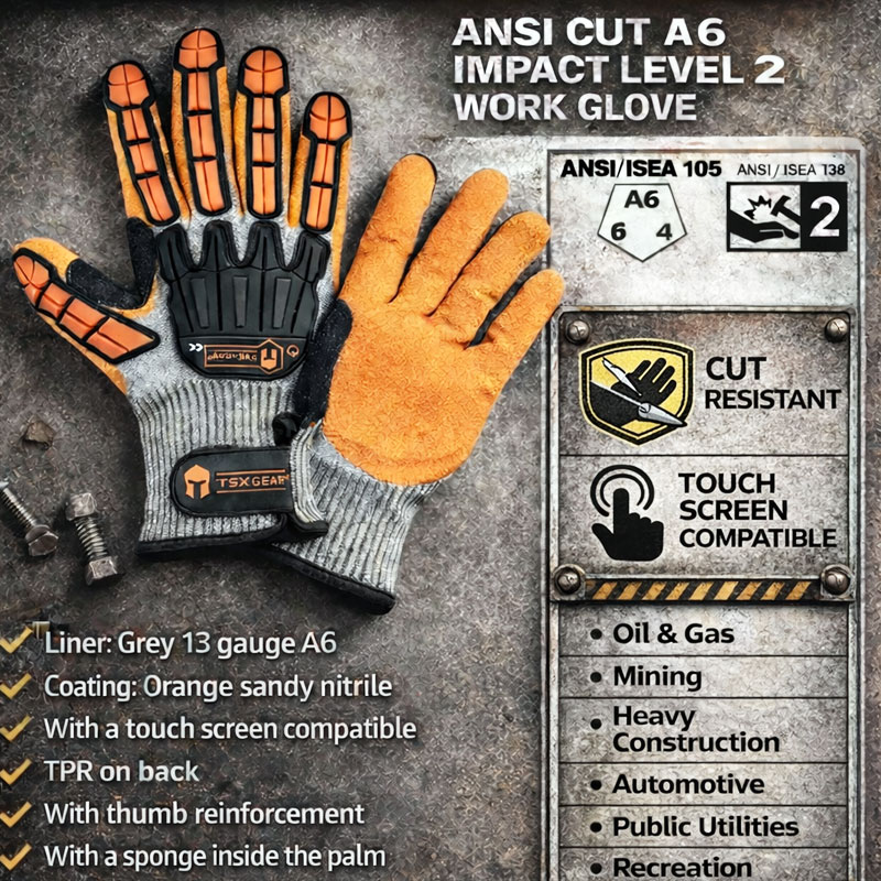 NMSafety Anti-Vibration Cut-Re - огляд і ціна Nitrile Mechanic Glove