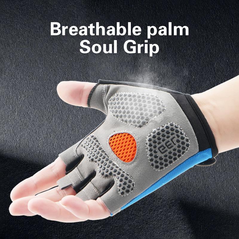 1Pair Half Finger Cycling Glov - огляд і ціна Fingerless Glove Knit